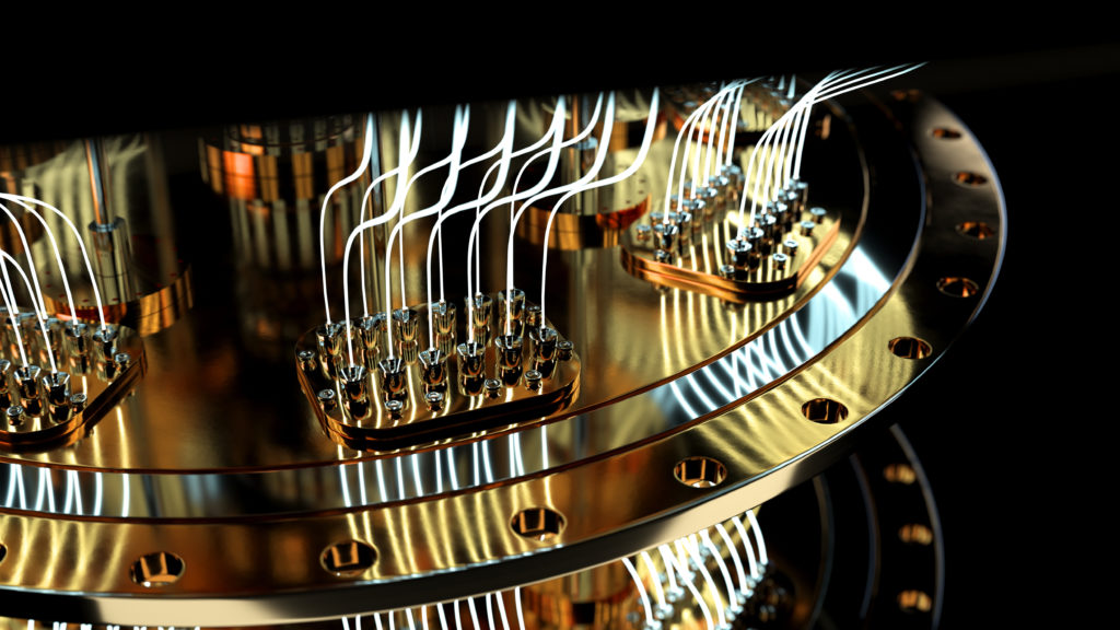 Cooling tubes on a quantum computer